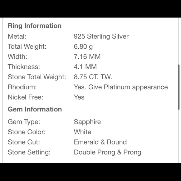 ETERNITY EMERALD DIAMOND RING BAND - Picture 8 of 8